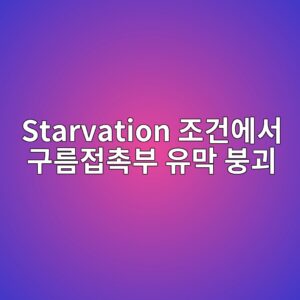 Starvation 조건에서 구름접촉부 유막 붕괴 - Generated Thumbnail